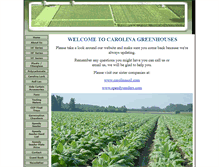 Tablet Screenshot of carolinagreenhouses.com